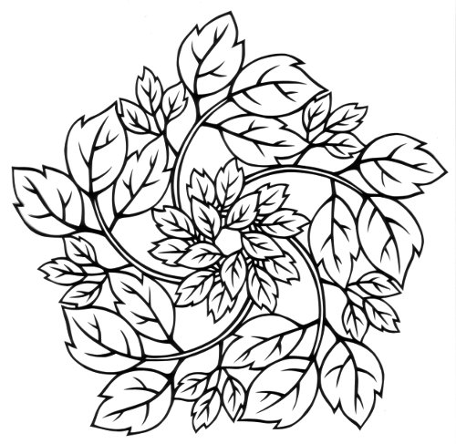 cut paper design Poison Ivy